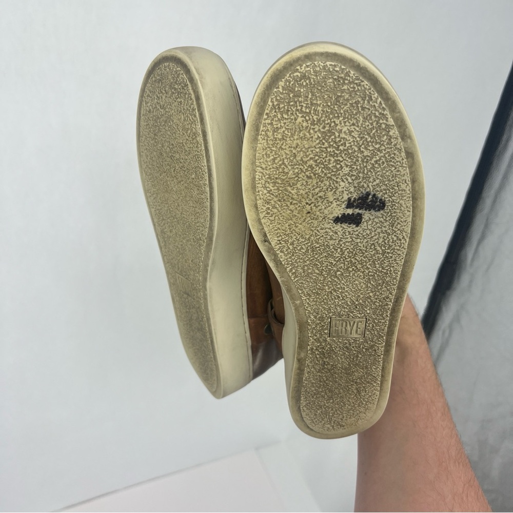 Frye Tan Leather booties - please read - Picture 14 of 15
